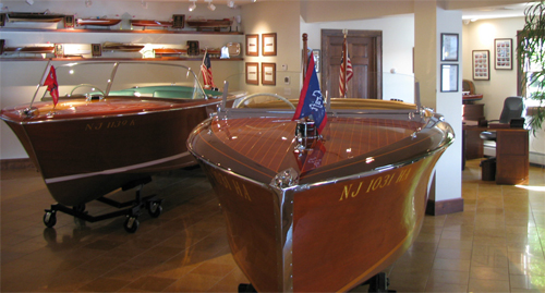 Katz's Marina, antique wooden boats for sale.